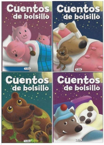 Colección Cuentos De Bolsillo 4 Tomos Ediciones Saldaña