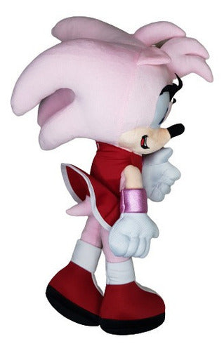 Peluche Suave Amy Rose Sonic The Hedgehog Rosa 49cm Kenji T.