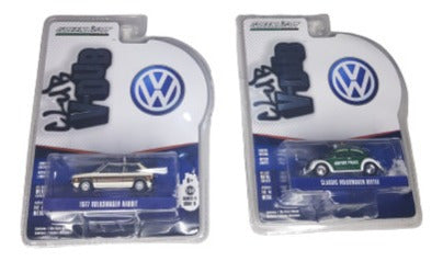 1 Carro Volkswagen Rabbit 1977&classic Beetle Greenlight