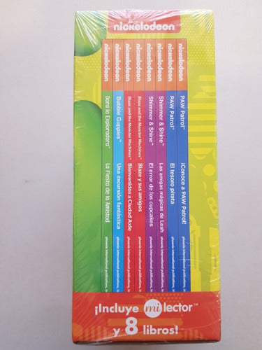 Lector Electrónico Y Biblioteca 8 Libros Nickelodeon