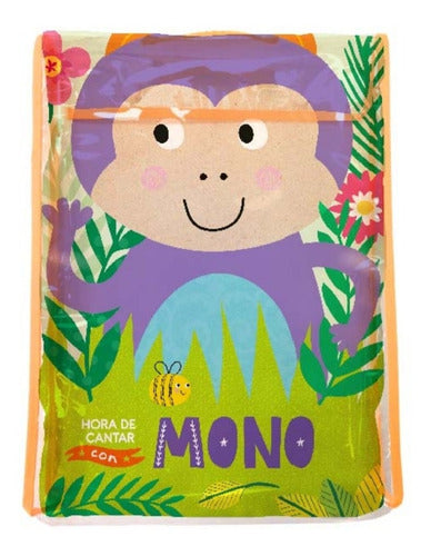 Libro Almohada De Tela Suave. Hora De Cantar Con Mono Lexus