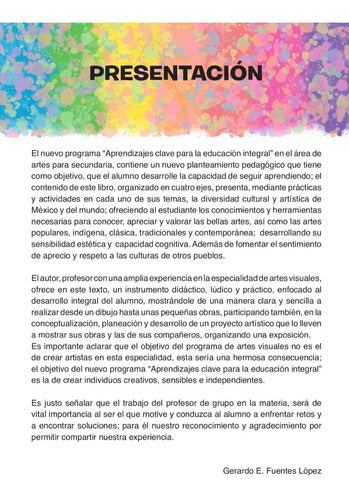 Artes Visuales 1 Gerardo E. Fuentes López Preludio Actual