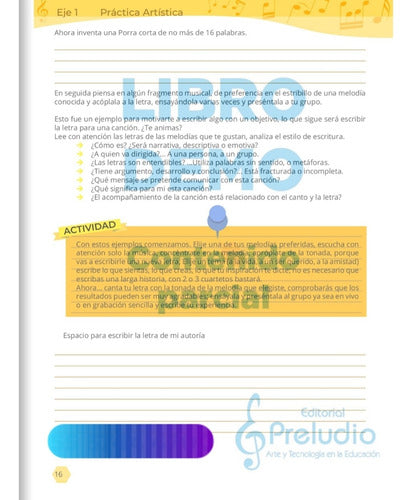 Arte Coral 3. Música Para Secundaria. Preludio