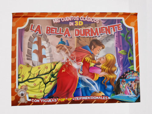 Set 4 Libros Mis Cuentos Clásicos En 3d,cenicienta,bambi...