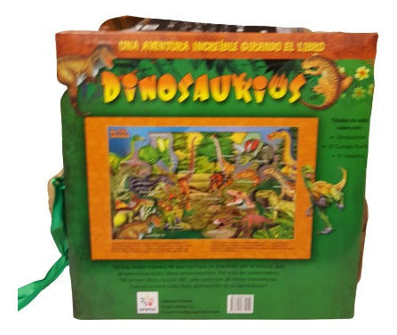 Una Aventura Increíble Girando El Libro  Dinosaurios 3dpopup