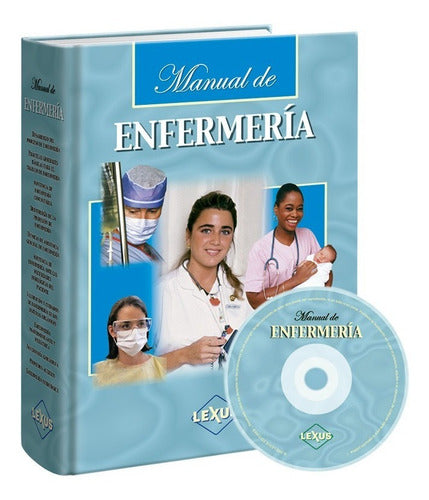 Libro Manual De Enfermería Lexus Original Pasta Dura Con Cd