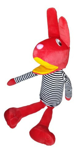 Peluche Suave Juan Carlos Bodoque De 31 Minutos Conejo Rojo