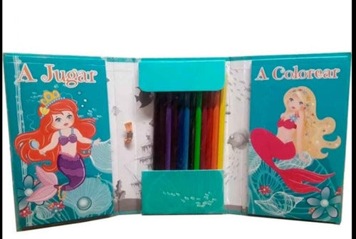 Relax Arte Kids. Sirenas. Diversión Y Color Con 12 Colores