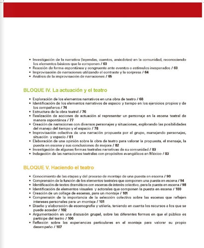 Teatralizarte 1er Grado Secundaria. Diana Olvera. Preludio
