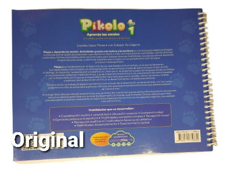 Píkolo 1. Aprende Las Vocales. Actividades Previas Trillas