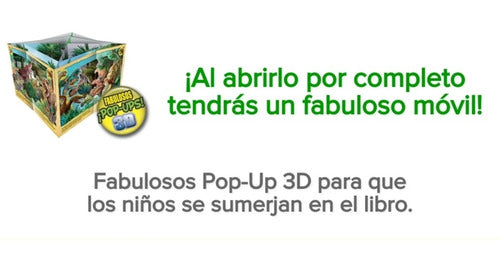 Libro Explorando En 3d Dinosaurios Increíbles Pop Up