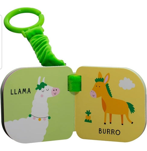 Set 3 Libros De Carriola. Animales Salvajes, Bebés, Granja