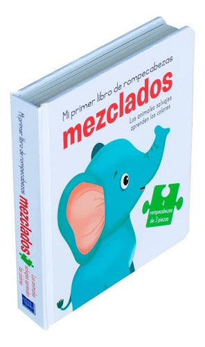 Set 4 Libros C/rompecabezas Mezclados Animales De La Granja