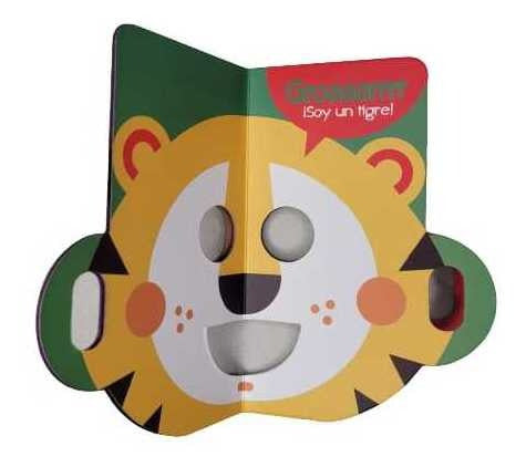 Set 4 Libros Pasta Dura Mascaritas. Zoológico, Bosque,granja