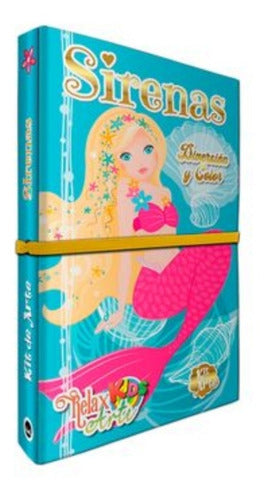 Relax Arte Kids. Sirenas. Diversión Y Color Con 12 Colores