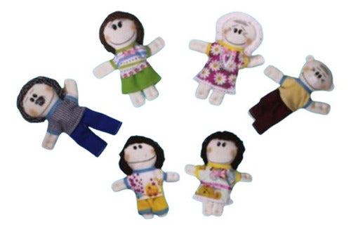 Kit De Títeres De La Familia, Abuelo, Abuela, Mamá, Papá...
