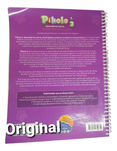 Píkolo 2 Aprende Las Letras. Trillas. López Flores Lourdes