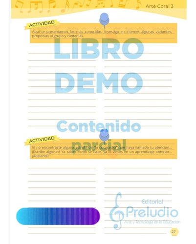Arte Coral 3. Música Para Secundaria. Preludio