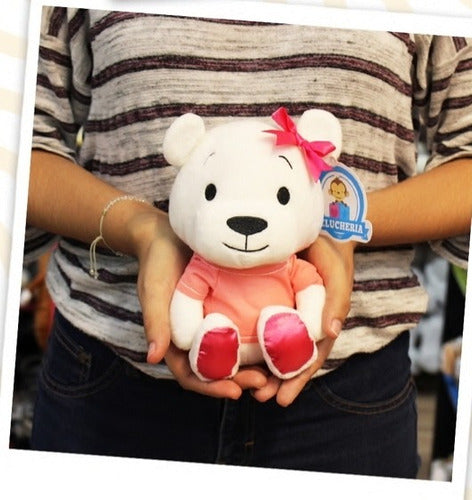 Peluche De Osita Playera Rosita 18 Cm