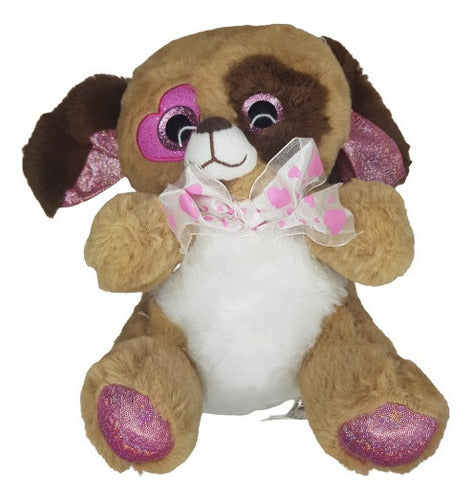 Peluche Suave De Perrito Blin Blin 23 Cm Original