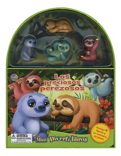 Mini Divertilibros: Los Preciosos Perezosos + 4 Figuras