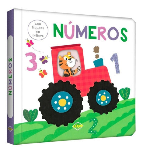 Set 4 Libros. Números,opuestos,colores Formas.texturarelieve