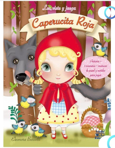 Libro Lee, Viste Y Juega Caperucita Roja Nuevo Envió Gratis!