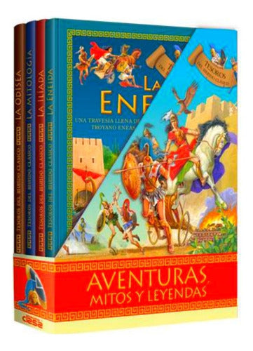 Aventuras Mitos Y Leyendas. La Odisea, Eneida, Iliada Y Más
