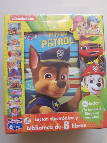 Lector Electrónico Y Biblioteca 8 Libros Nickelodeon