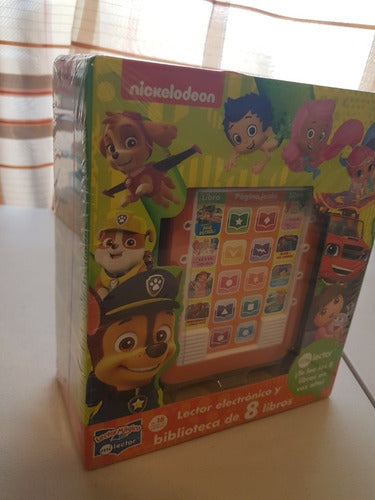 Lector Electrónico Y Biblioteca 8 Libros Nickelodeon