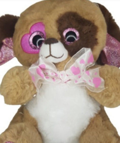 Peluche Suave De Perrito Blin Blin 23 Cm Original