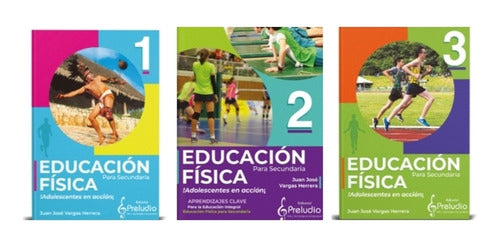 Paquete 3 Libros. Educación Física 1,2 Y 3. Preludio.juan V.