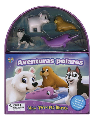 Mini Divertilibros: Aventuras Polares + 4 Figuritas