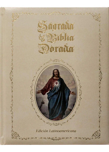 Sagrada Biblia Dorada De Lujo Edición Latinoamericana
