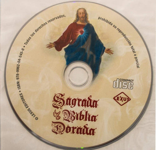 Sagrada Biblia Dorada De Lujo Edición Latinoamericana
