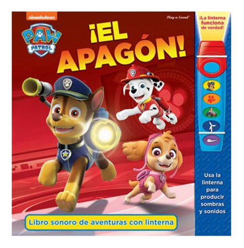 Libro Sonoro De Aventuras Con Linterna Paw Patrol Oferta¡!