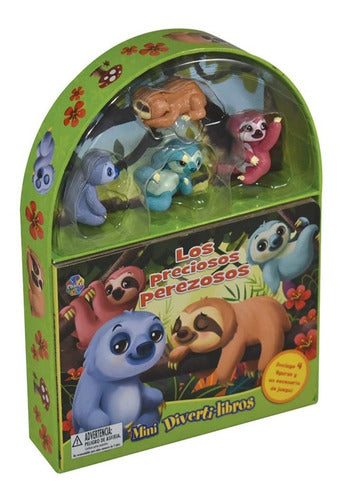 Mini Divertilibros: Los Preciosos Perezosos + 4 Figuras