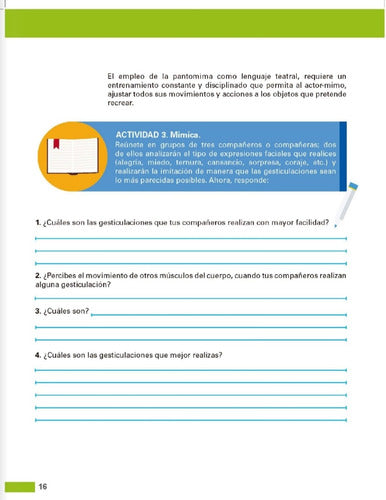 Teatralizarte 2do Grado Secundaria. Diana Olvera. Preludio