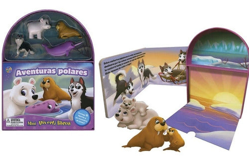 Mini Divertilibros: Aventuras Polares + 4 Figuritas