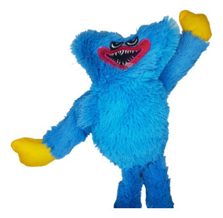 Peluche Huggy Wuggy Mounstro Azul Dientes Afilados 40cm