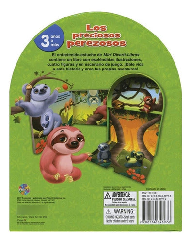Mini Divertilibros: Los Preciosos Perezosos + 4 Figuras