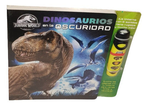 Libro Con Linterna Y Sonidos Dinosaurios En La Oscuridad