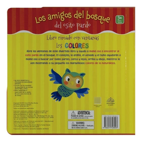 Set 4 Libros Con Ventanas.amigos Del Bosque, Selva, Granja..