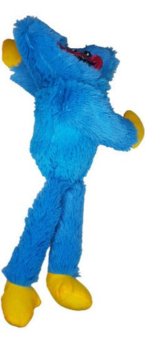 Peluche Huggy Wuggy Mounstro Azul Dientes Afilados 40cm