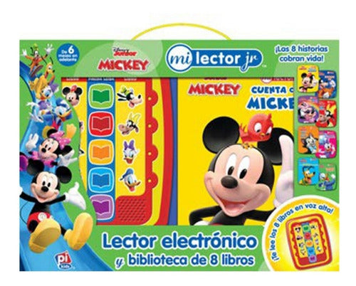 Lector Electrónico Mickey Mouse Clubhouse Jr 8 Libros