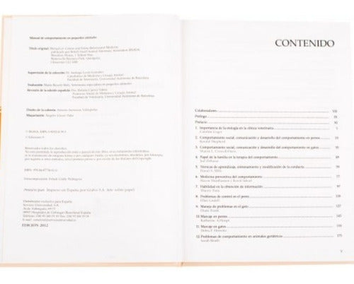 Manual De Comportamiento Pequeños Animales Lexus Editores