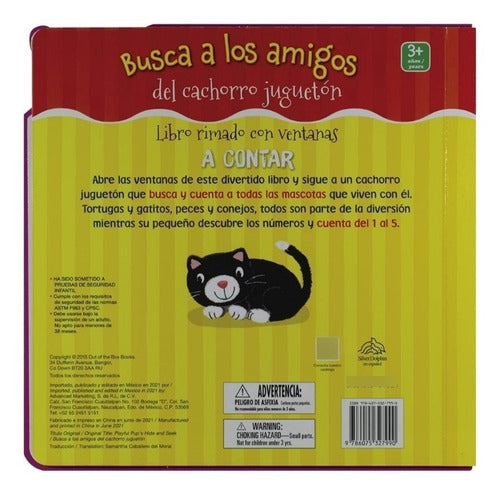 Set 4 Libros Con Ventanas.amigos Del Bosque, Selva, Granja..