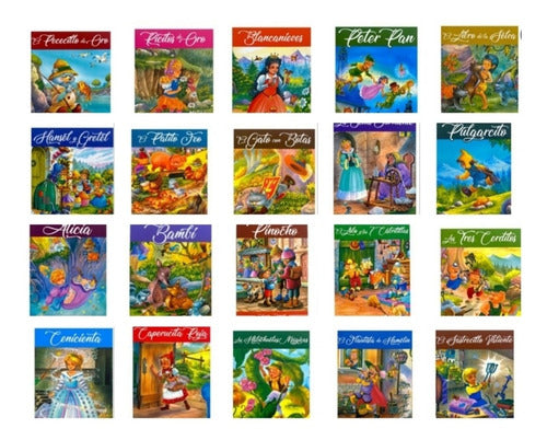 20 Libros Cuentos Clásicos Colección Diamante Winbook