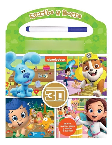 Libro Escribe Y Borra Busca Y Encuentra Nickelodeon Blue's
