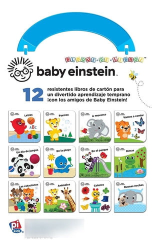 Mi Primera Biblioteca 12 Libros Disney Baby Pasta Dura